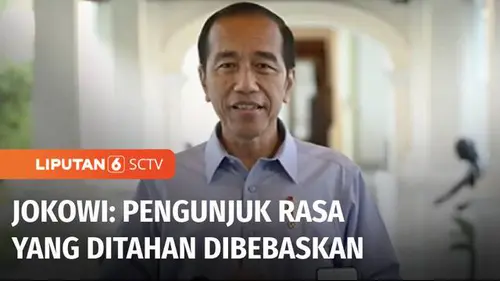 VIDEO: Presiden Jokowi Perintahkan Pendemo yang Masih Ditahan Dibebaskan