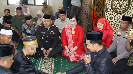 Momen Haru Prosesi Ijab Kabul Tahanan Narkoba di Polres Bulukumba