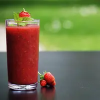 Ilustrasi jus stroberi./Copyright pixabay.com