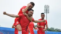 Persija Jakarta mengalahkan Persela Lamongan 4-1 pada laga Grup B Piala Gubernur Jatim 2020, Selasa (11/2/2020). (Bola.com/Iwan Setiawan)