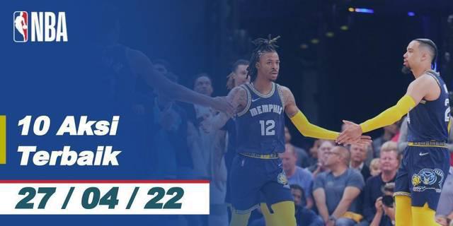 VIDEO: 10 Aksi Terbaik NBA Babak Playoff Hari Ini, Salah Satunya Aksi Lay Up dari Tyler Herro