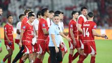 Pelatih Timnas Indonesia John Herdman usai pengalungan medali pada final FIFA Series 2026 di SUGBK, Senayan, Jakarta hari Senin (30/03/2026) malam WIB. (Muhammad Iqbal Ichsan/Bola.com)