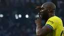 Menurut Fabrizio Romano, Giallorossi telah mencapai kesepakatan dengan Chelsea untuk meminjam Lukaku. (CARLO HERMANN / AFP)