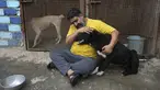 Jarang sekali seorang ulama bersorban di Iran menarik banyak penggemar di Instagram, tapi Sayed Mahdi Tabatabaei berhasil melakukannya dengan menyelamatkan anjing-anjing jalanan yang menentang tabu setempat. (AP Photo/Vahid Salemi)