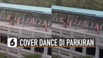 Beredar video wanita sedang menari di atas gedung parkiran. Ternyata wanita itu sedang menirukan dance girlband korea Blackpink.