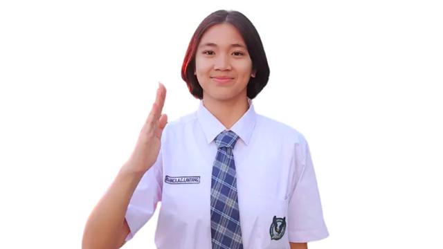 Bianca Alessia Christabella Lantang resmi ditetapkan sebagai pembawa baki Paskibraka Nasional 2025. (Istimewa)