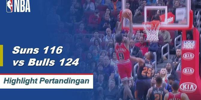 Cuplikan Hasil Pertandingan NBA : Bulls 124 vs Suns 116