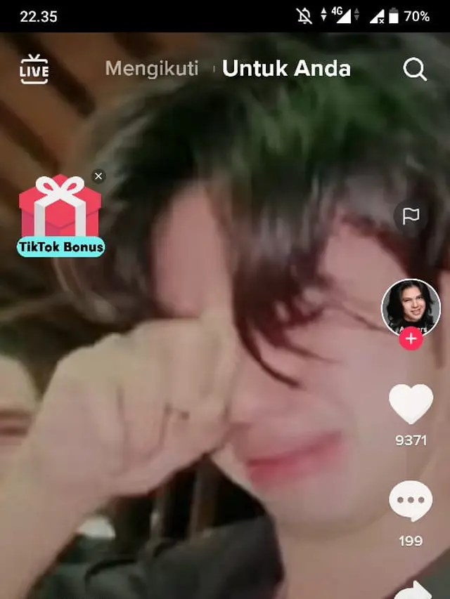 Agoye Mahendra viral di TikTok karena menangis berpisah dengan sinetronnya yang tamat