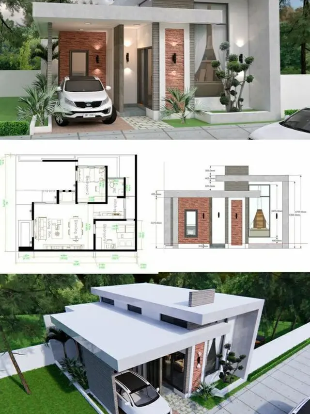 10 Desain Rumah Minimalis Modern 1 Lantai, Sederhana Tapi Nyaman