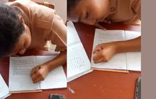 Viral di Media Sosial, Anak Ini Punya Kebiasaan Menulis Terbalik dengan Hasil yang Rapi dan Teratur