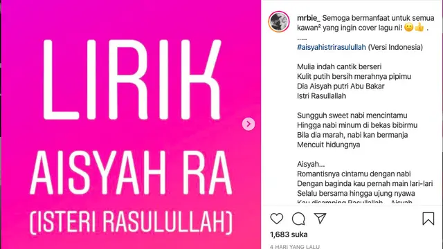 Unggahan Mr Bie