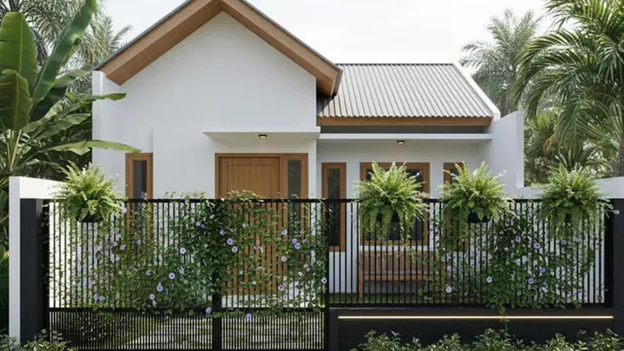 7 Model Rumah Kecil Tapi Luas dengan Pagar Tanaman Hijau, Solusi Hunian Asri dan Nyaman di Lahan Terbatas