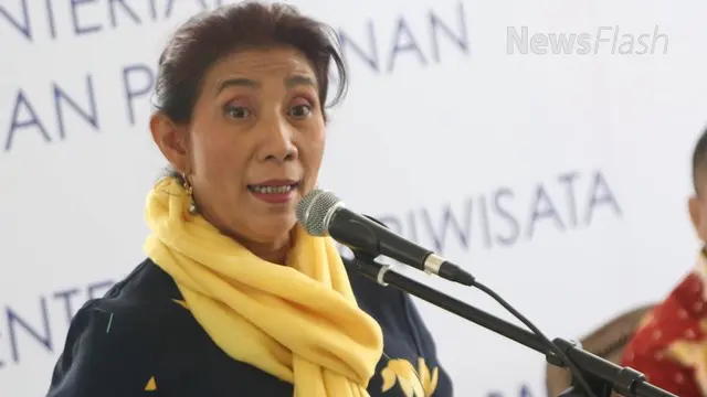 Menteri Susi Pudjiastuti menilai jika ikan tangkapan bertubuh besar bahkan berada di pinggiran laut