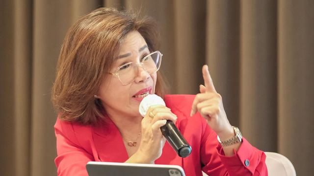 Marketing Director Great Eastern General Insurance Indonesia (GEGI) Linggawati Tok menjelaskan mengenai asuransi khusus untuk UMKM, yaitu Shop Package Insurance. (Dok Great Eastern)