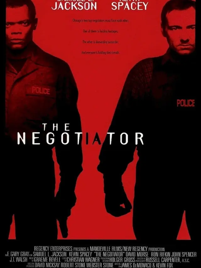 Poster film The Negotiator. (Foto: Dok. Regency Enterprises/ Mandeville Films/ IMDb)