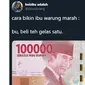 5 Cara Nyeleneh Bikin Penjual Marah Ala Netizen Ini Bikin Geleng-geleng (sumber: Instagram.com/tidurdoang)