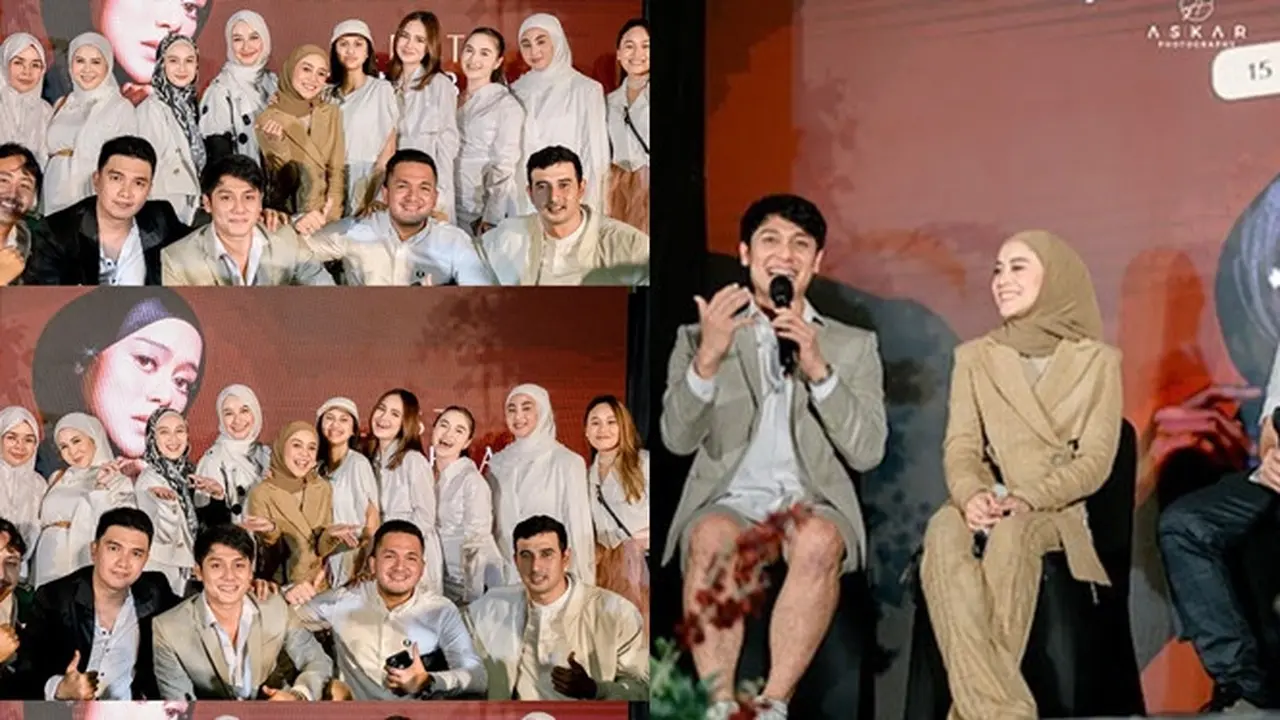 6 Potret Peluncuran Lagu Baru Lesti Kejora 'Insan Biasa', Dihadiri Rekan Artis