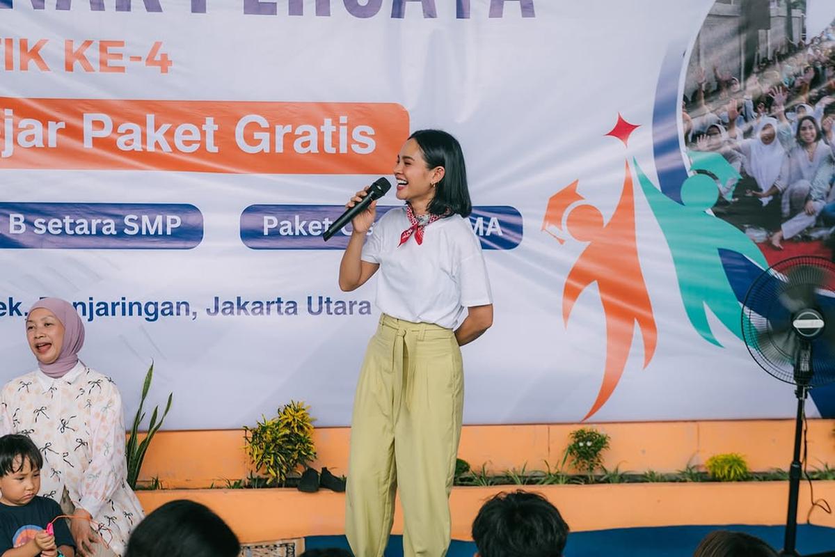 Andien Aisyah Kembali Dirikan 'Sekolah Anak Percaya' di Kampung Pemulung, Merasa Haru dan Bangga