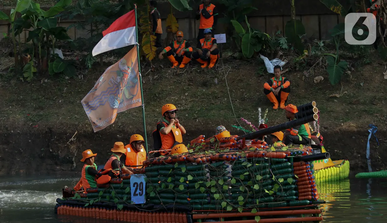 Festival Perahu Cinta Lingkungan (Cilung) tersebut juga dalam rangka memperingati Hari Sungai Nasional 2024. (Liputan6.com/Herman Zakharia)