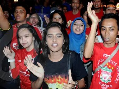 Euforia Trofi Liga Champions di Jakarta