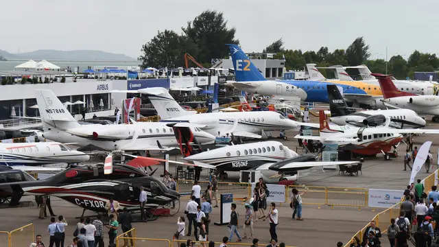Pesawat-Singapore Airshow