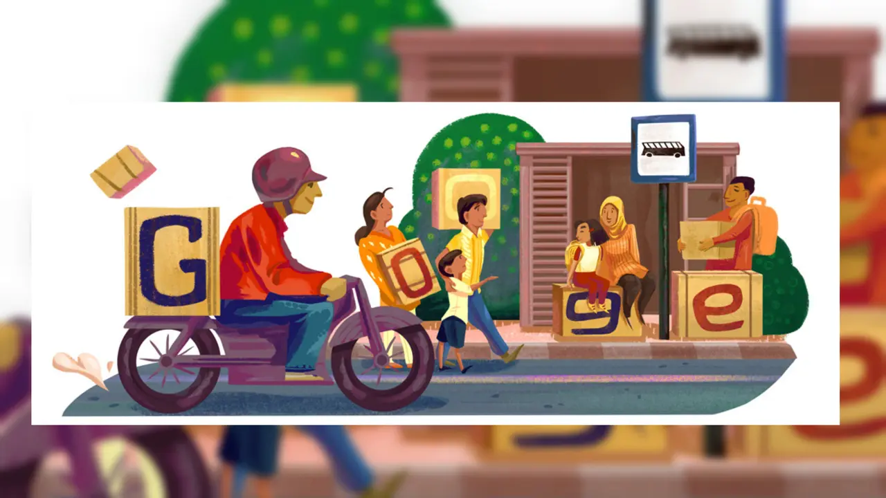 Google Doodle Hari Ini 'Turut' Mudik 2016