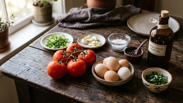 Resep Tomat Telur Panggang/AI Generated