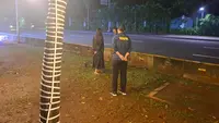 Seorang Wanita Diduga Hendak Bunuh Diri di Depan Istana Presiden