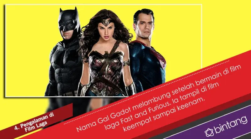 5 Keunggulan Gal Gadot Sebagai Wonder Woman. (Digital Imaging: Nurman Abdul Hakim/Bintang.com)