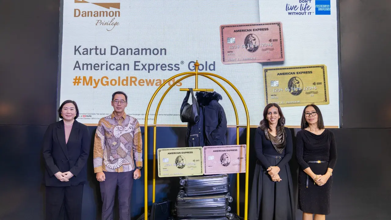 PT Bank Danamon Indonesia Tbk meluncurkan kembali Kartu Danamon American Express® Gold. (Dok Danamon)