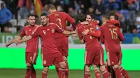 Spanyol vs Belarusia (AFP/Cristina Quicler)