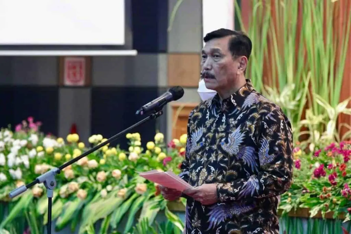 Menteri Koordinator Bidang Kemaritiman dan Investasi (Menko Marves) Luhut Binsar Pandjaitan