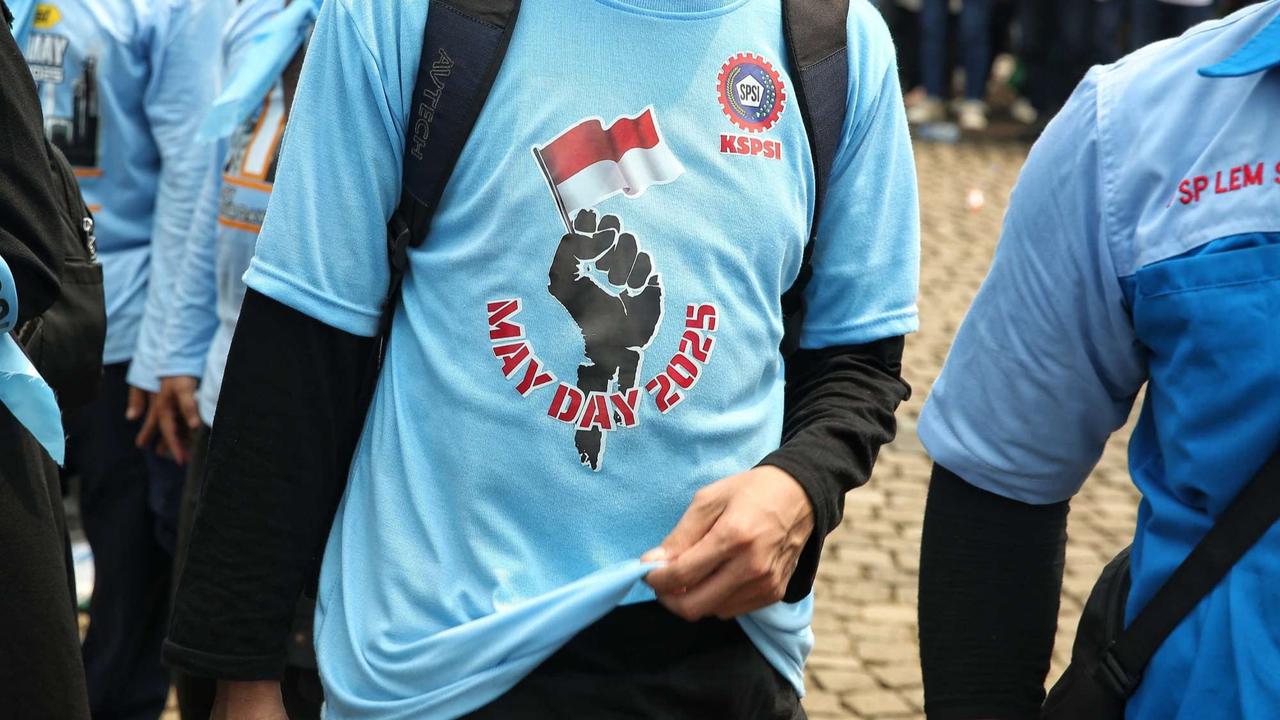 Peringatan Hari Buruh di Monas