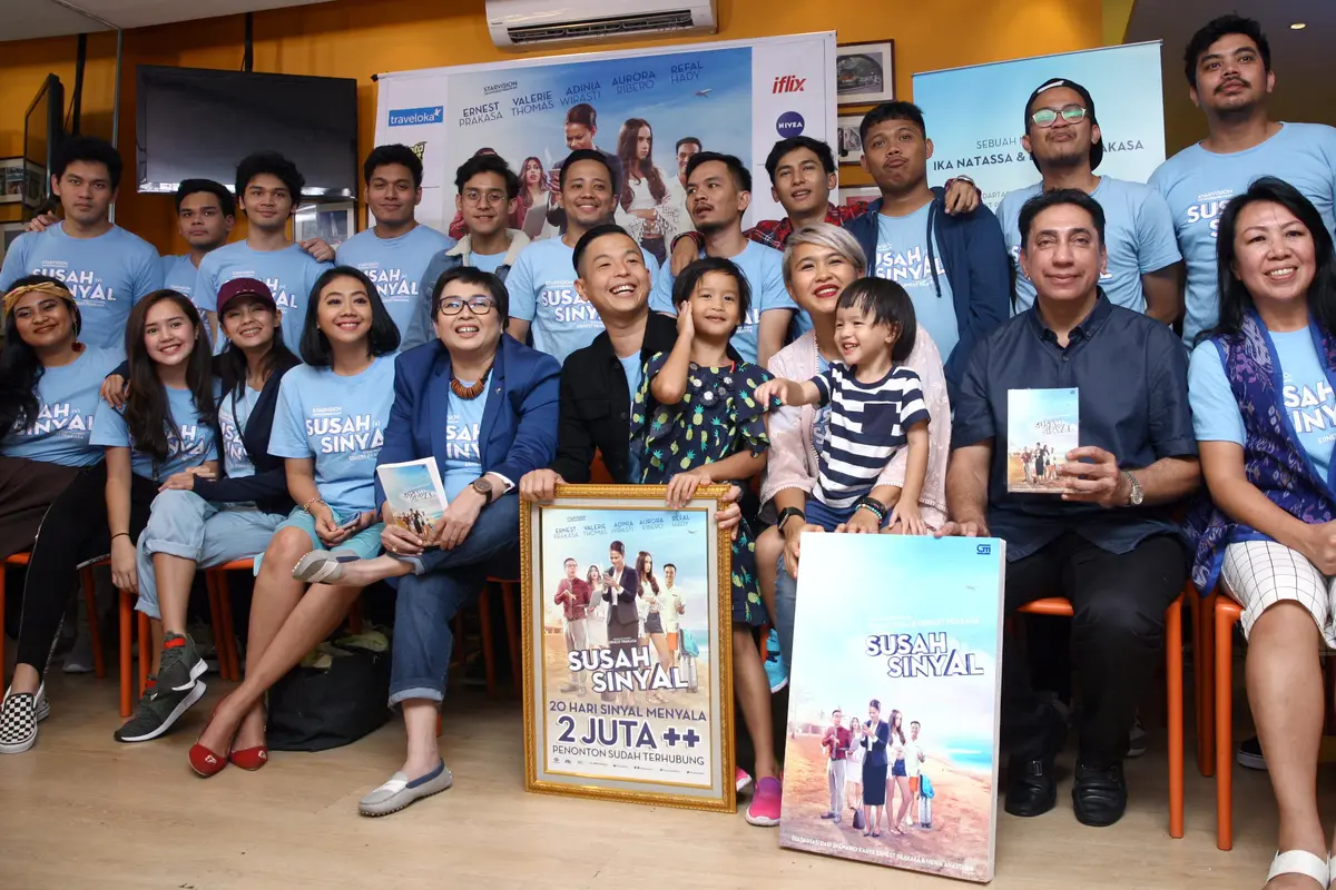 [Bintang] Preskon film Susah Sinyal 2 Juta Penonton dalam 20 Hari
