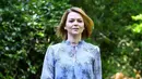 Yulia Skripal, putri mantan agen ganda Rusia Sergei Skripal selama wawancara kepada media untuk pertama kali di London, 23 Mei 2018. Yulia mengaku ingin pulang ke Rusia suatu saat setelah kondisinya benar-benar pulih. (Dylan Martinez/Pool via AP)