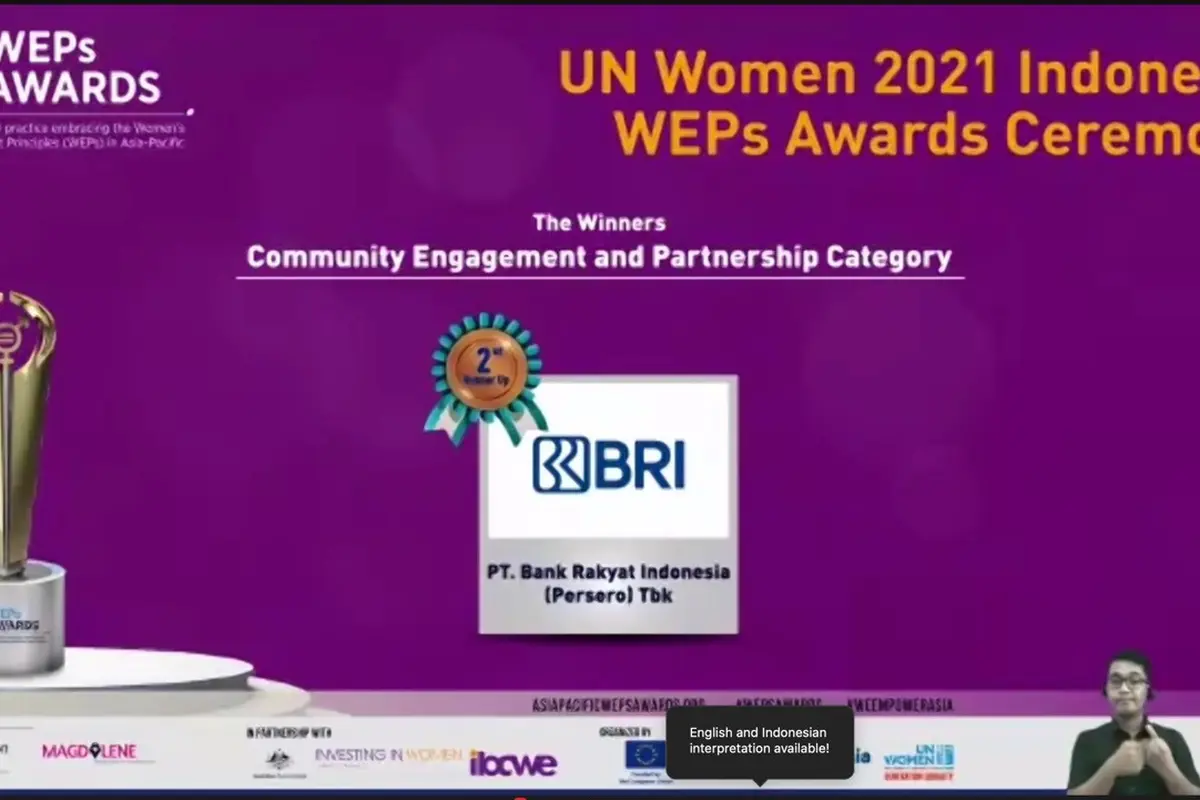 UN Women 2021 Indonesia WEPs Awards.