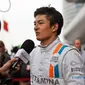 Rio Haryanto, pembalap Manor Racing, saat beraksi di Shanghai International Circuit. (Liputan6.com/Manor Racing)