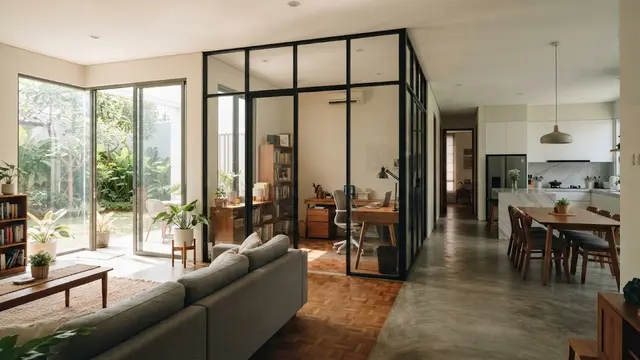 Desain Rumah 3 Kamar yang Terasa Luas Tanpa Banyak Dinding