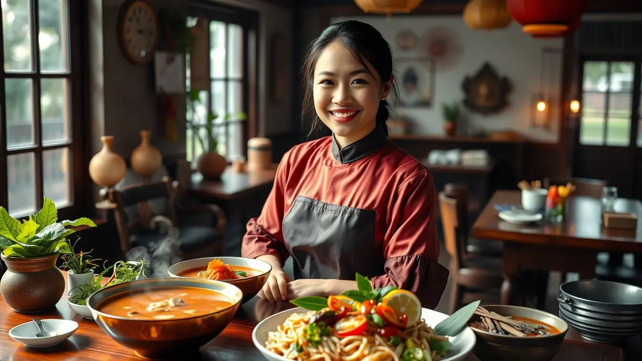 ciri khas makanan thailand
