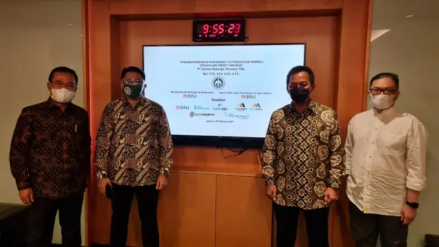 Semen Baturaja Kembali Tandatangani Kredit Sindikasi Perbankan