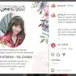 Perempuan bernama Fatimah berhasil teridentifikasi tewas dalam kecelakaan bersama AKP Novandi Arya Kharisma merupakan kader PSI. (Instagram @giring)