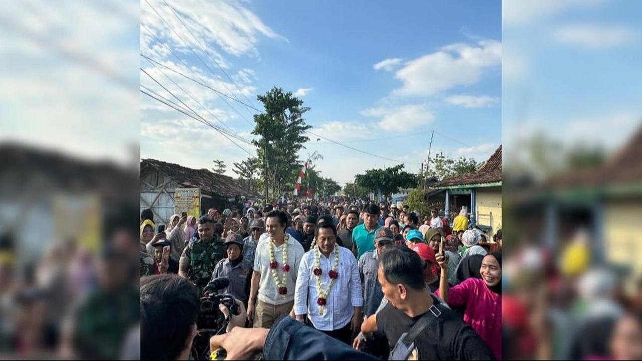 Dikalungkan Bunga, Potret Baim Wong Diarak Warga Ramai Banget 'Akhirnya Ngerasain Kalau jadi Cawagub