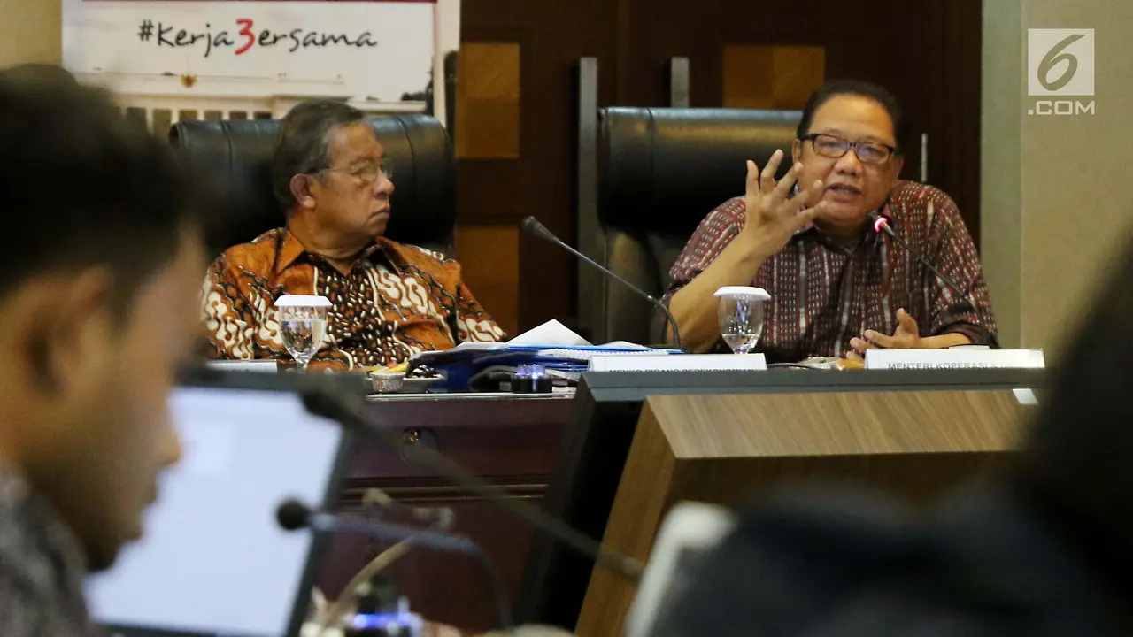Empat Menteri Sampaikan Pencapaian Tiga Tahun Pemerintahan Jokowi-JK