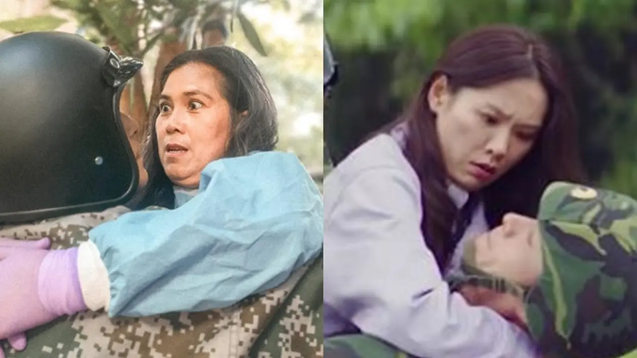 Kocak Pasangan Ini Tiru Adegan Crash Landing on You, Ini 6 Potretnya