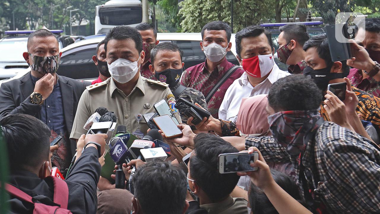 Riza Patria tiba di Polda Metro Jaya