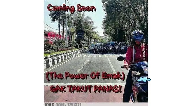 6 Aksi Pengendara Takut Panas Ini Curi Perhatian, Idenya Brilian