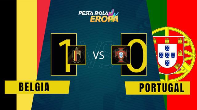 Berita Video Babak 16 Besar Euro 2020 Belgia Vs Portugal (1-0), Senin (28/6/2021)
