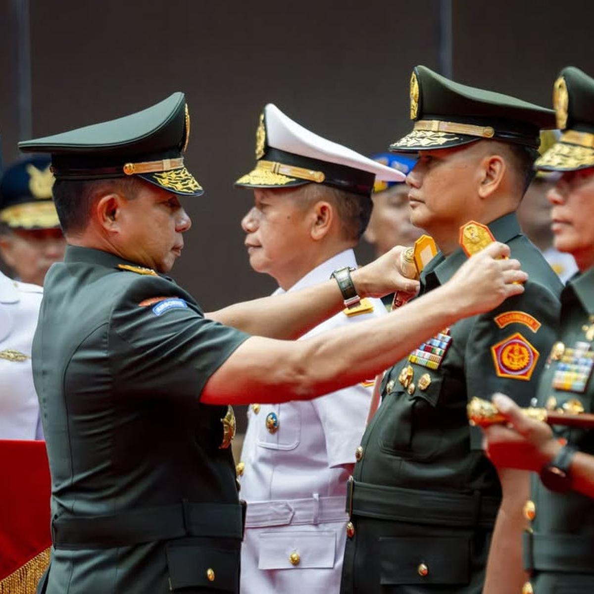 Anak Mantan Wapres Try Sutrisno Resmi Jabat Pangkogabwilhan I, Ini Pesan Mendalam Panglima TNI