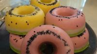 Resep Praktis Donat Kukus Semangka yang Viral di TikTok. (Dok: Cookpad&nbsp;@cook_momila)