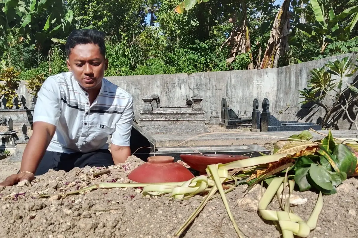 Makan pelajar SMA korban penganiayaan di Bantul. (Istimewa/JPW)